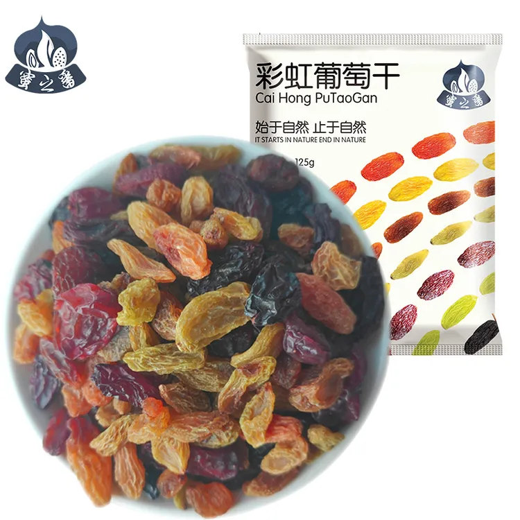 蜜之番彩虹葡萄干125g*8袋