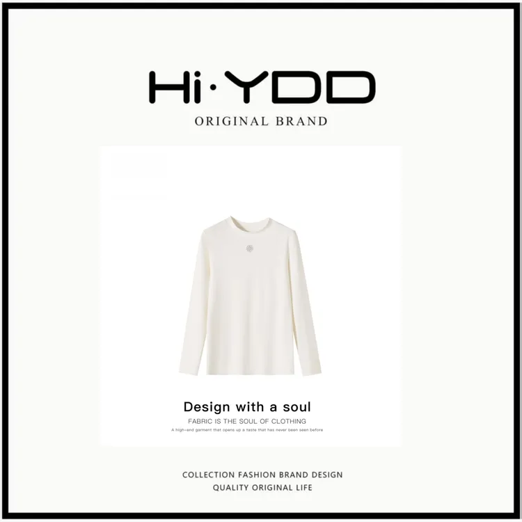 高弗/GAOFU 【正品保障】【桑蚕丝螺纹混纺】山茶花打底衫女针织A898