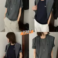 7387 伊歌莉秋冬磨毛披肩短袖