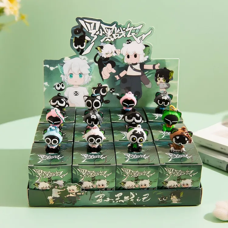 12盒罗小黑挂饰拆拆乐礼盒儿童玩具奖励礼品玩偶摆件手办礼物公仔