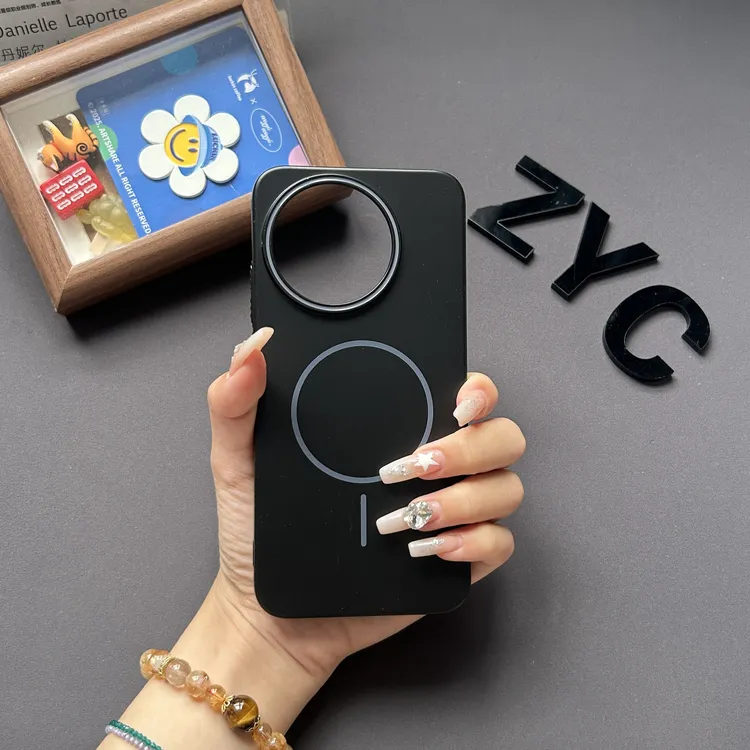 新款适用于红米K80至尊手机壳肤感红米note14磁吸圈小米15/14硬壳