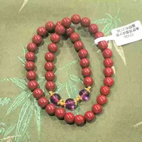 含辰砂工艺品S1326-朱砂0.8双圈手串