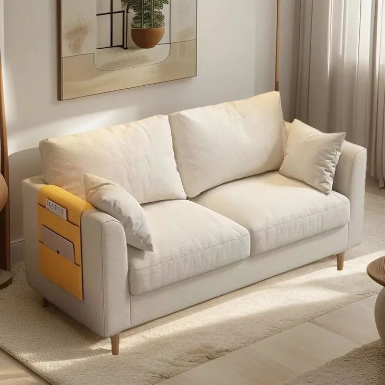 出租房公寓服装店客厅家用简易单人双人三人位沙发 简约现代风格