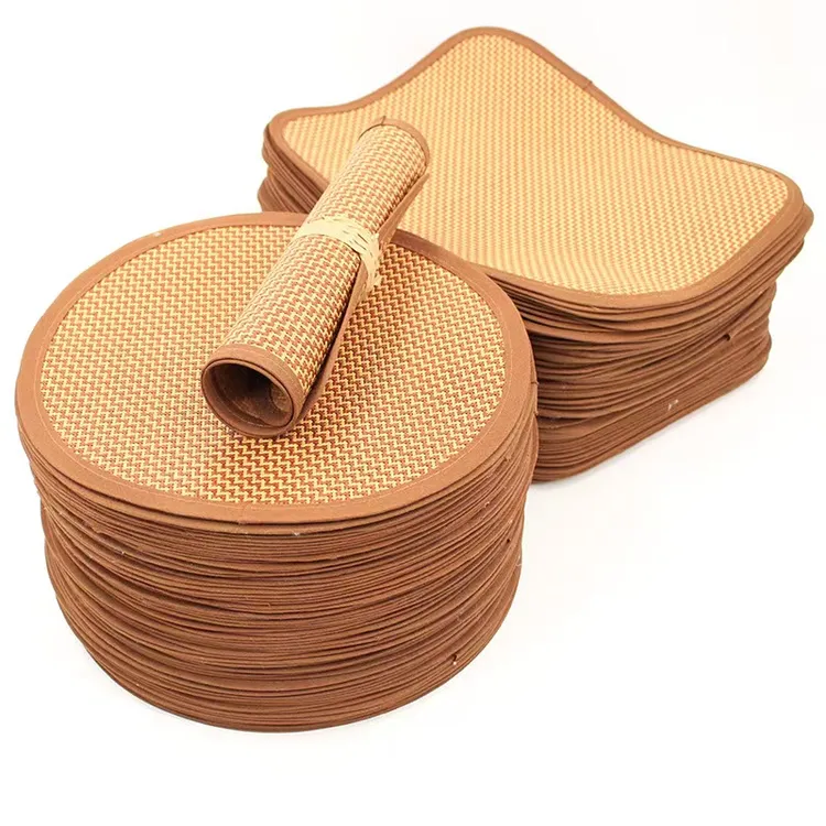 夏季狗窝凉席搭配狗窝猫窝冰垫凉席藤席透气降温猫狗竹席睡垫夏天