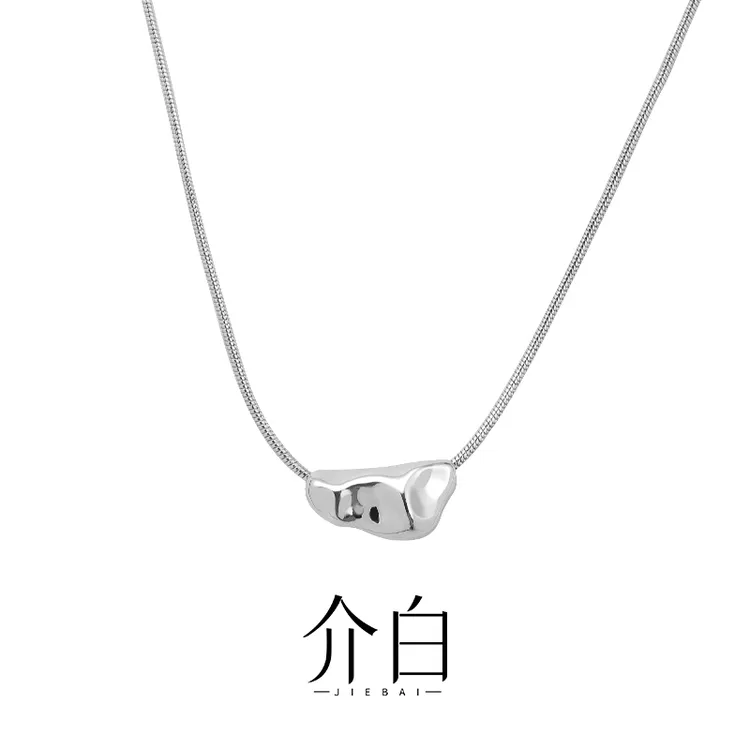 铜合金项链 项链卡通风女极简风简约男坠链几何轻奢百搭小众时尚