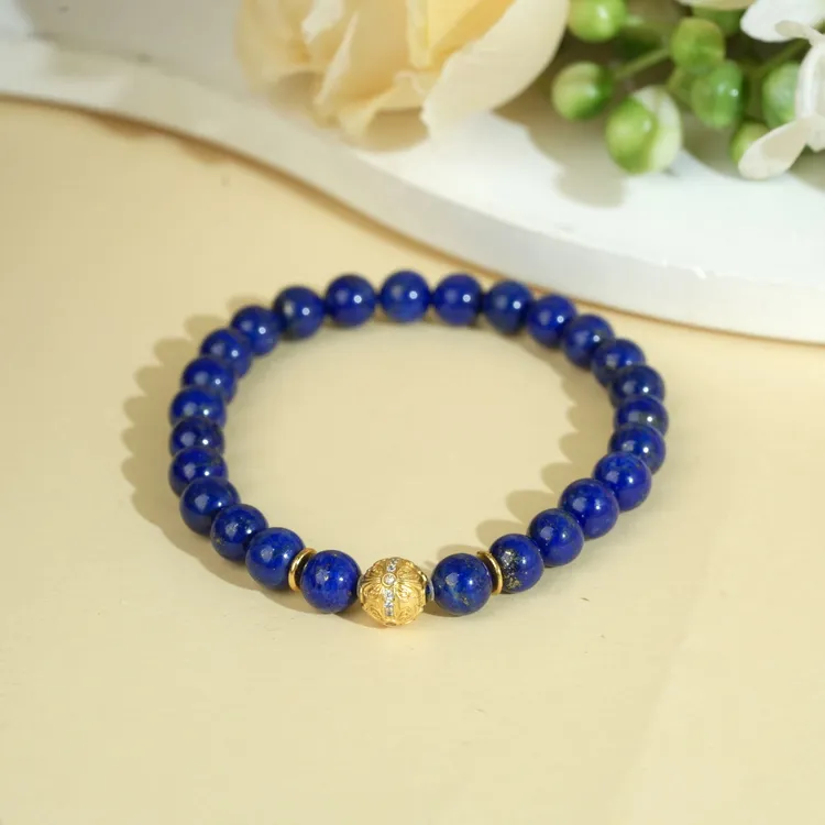 【小北严选】青金石DIY圆珠手串约6mm【多样性发一】-AL01X1420