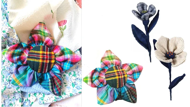 DIY手作老土布工艺品