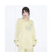 密扇云瑶之境宽松中式偏门襟衬衫M253A03068501