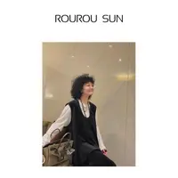 27998早秋款女装韩版休闲丝绒马甲女无袖背心百搭潮流
