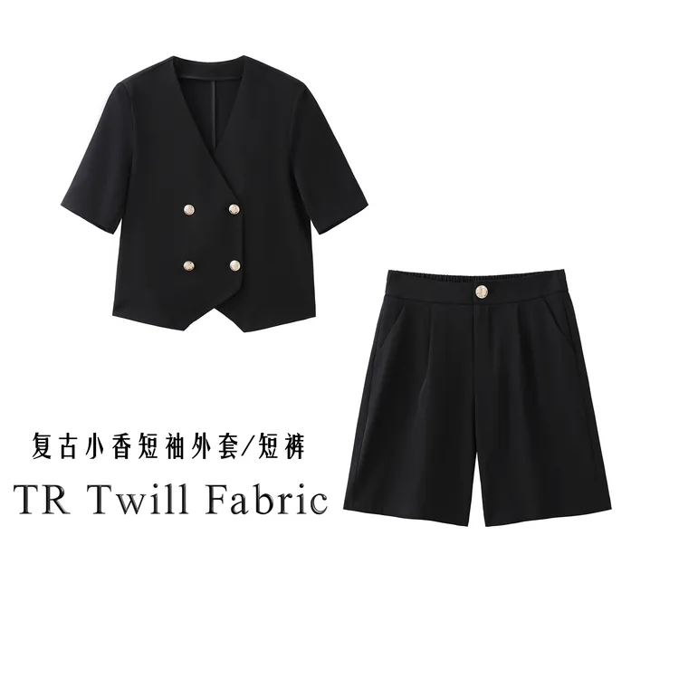 口碑推荐！新款夏季短裤套装气质显瘦短袖时尚百搭休闲宽松8812CA