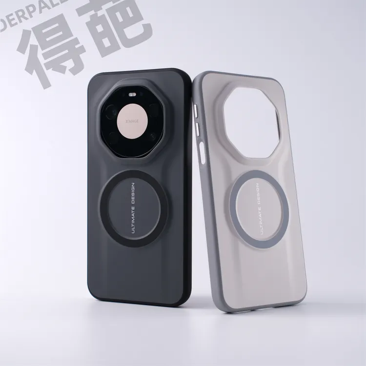 得葩华为mate80RS肤感撞色磁吸手机壳华为mate80promax软边防摔壳