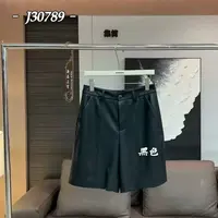 FF S腰64长46微阔亮皮超软小众显瘦轻熟短裤单粒扣 2299