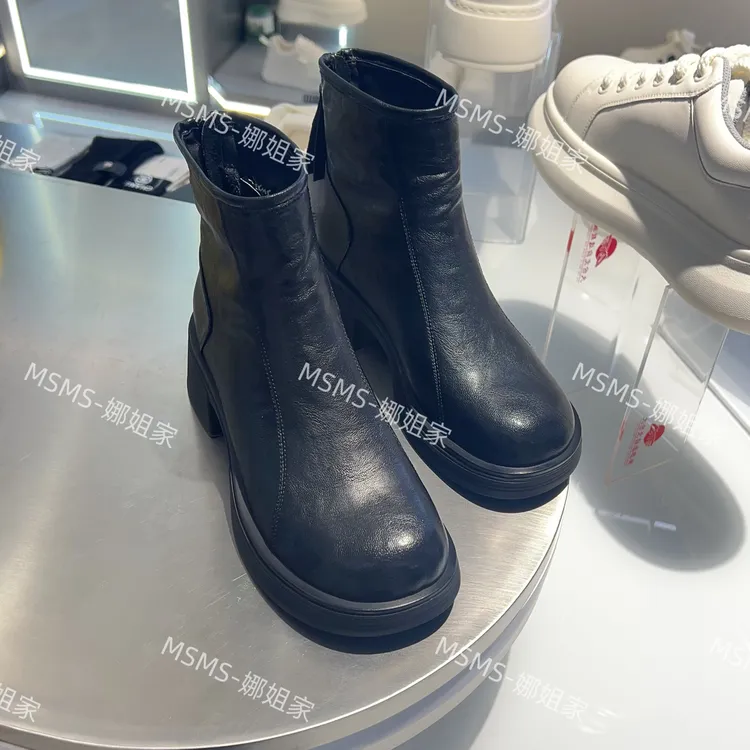玛莎玛索213-225加绒马丁靴
