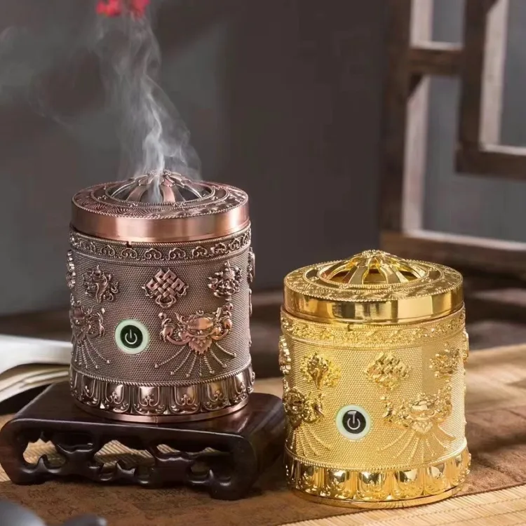 手持便携车载适用藏式八宝图案