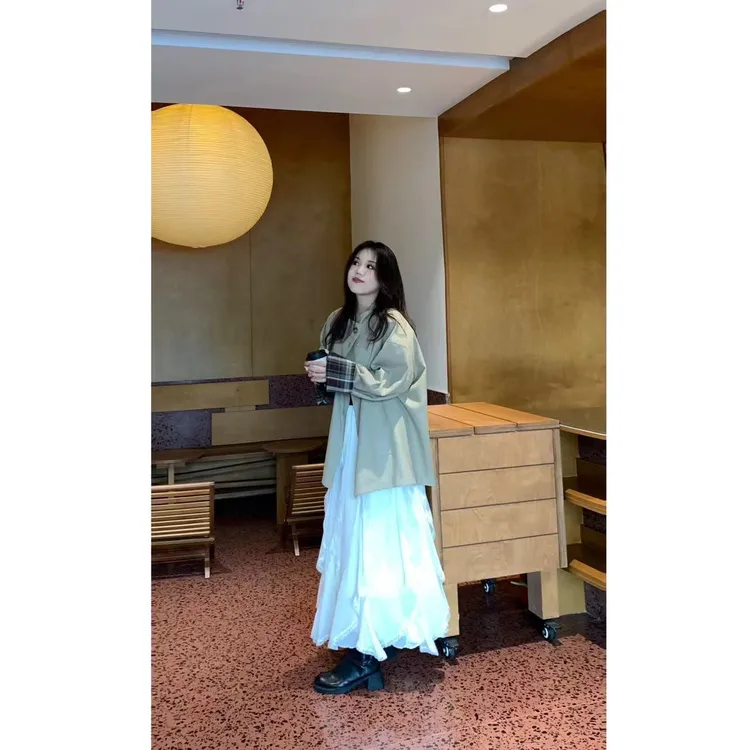 现货【笑笑专属】微胖大码秋季英伦风格纹撞色休闲短风衣外套5169