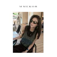 MMEKOR“杜松茉莉”马甲 2025新款秋款千金玛德琳百搭马夹 30508