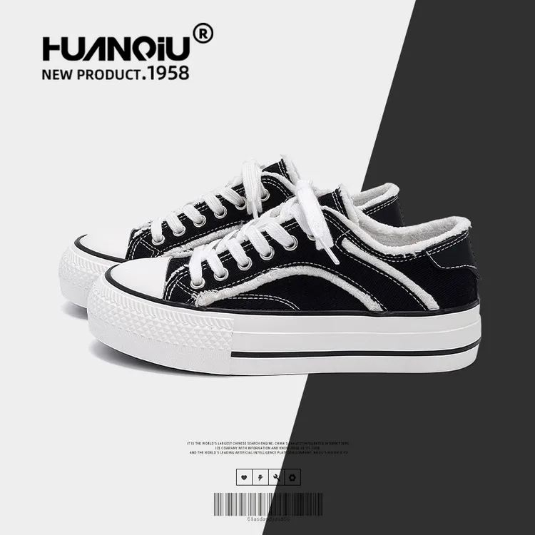 清仓环球爆款帆布鞋女2025新款休闲女鞋低帮时尚鞋子小众经典板鞋