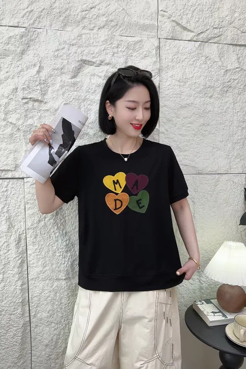 2025夏款女装大版T恤