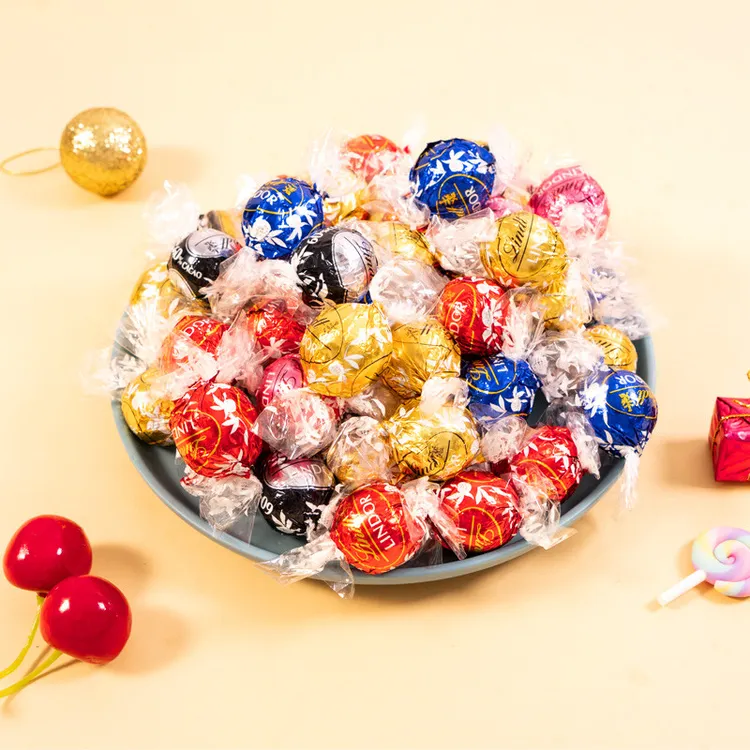 Lindt瑞士莲巧克力瑞士进口软心精选牛奶巧克力散装圣诞零食糖果