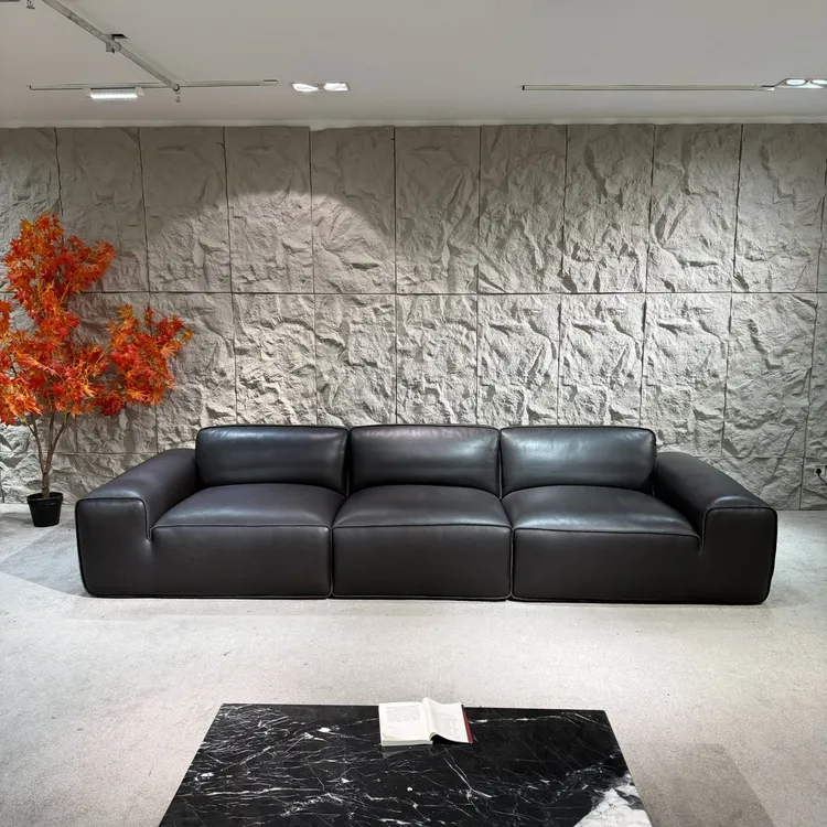 原版复刻1:1大黑牛沙发，意式极简沙发