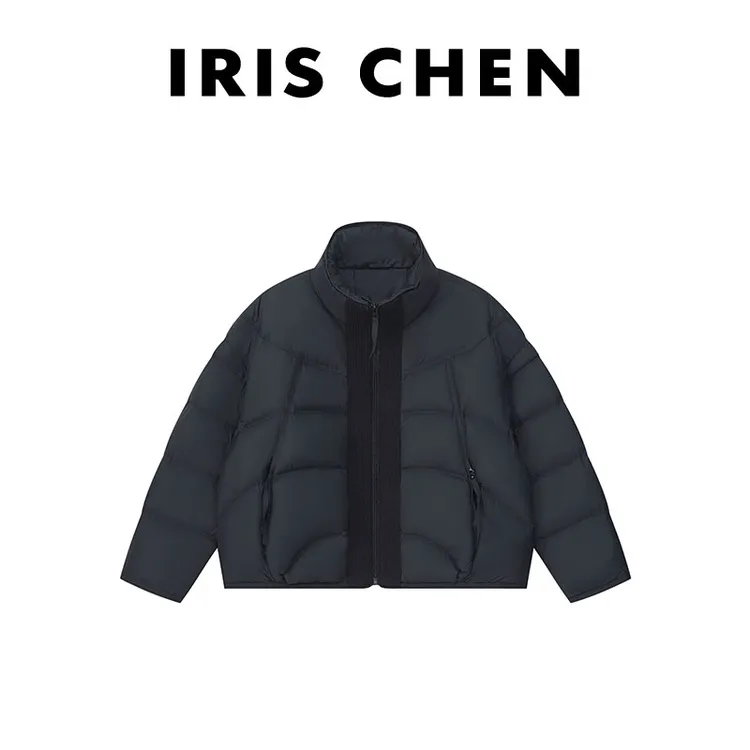 IRIS CHEN 泡芙 2025冬“90白鸭绒”保暖韩版短款羽绒服25YRF1003