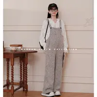 maodan/猫单【沿海公路】孕妇装秋冬新品显瘦时尚蕾丝内搭背带裤