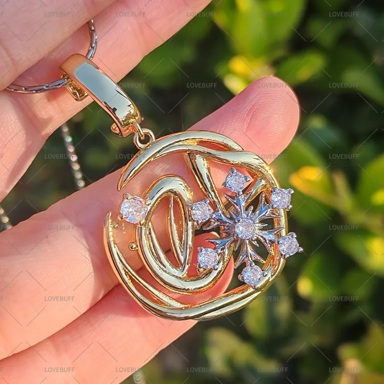 lovebuff黎深周边生日卡雪花项链以我寄黎明项链同人周边生日礼物