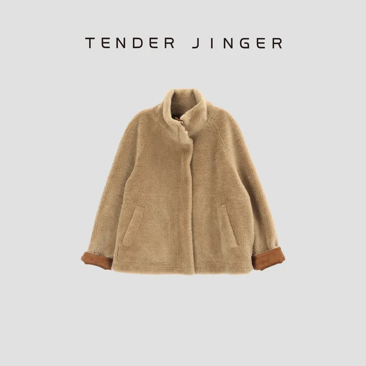 Tender Jinger|线下专供 立领两面穿羊毛短外套T54AAS333A
