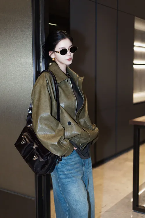 LA MAISON ONE  复古港风百搭机车美式皮衣外套L253P004