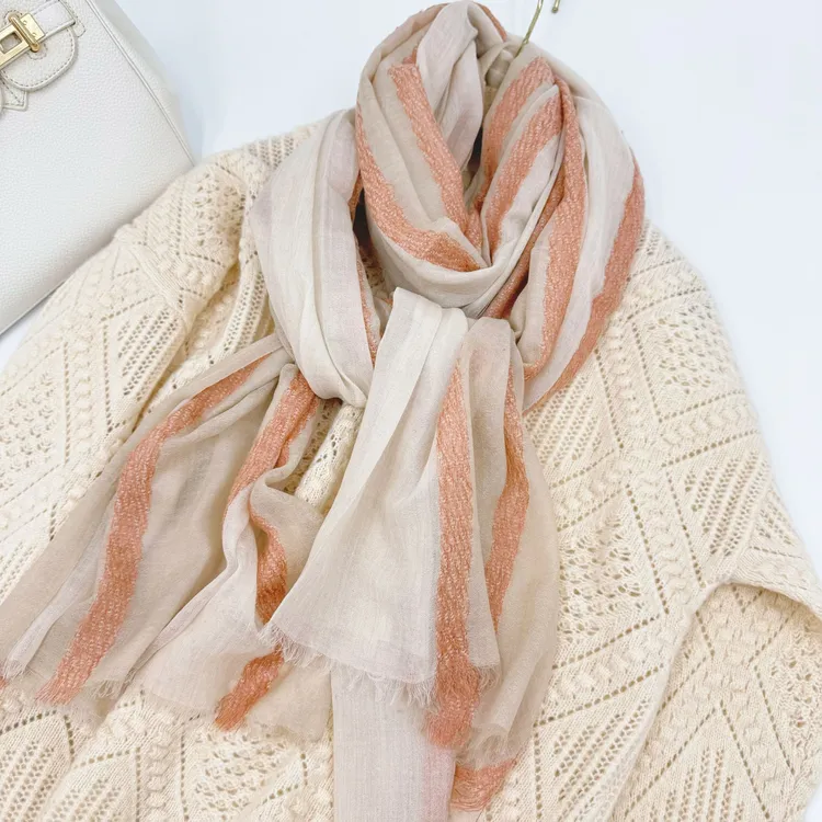 高档羊毛围巾女100%纯羊毛冬季保暖围巾百搭薄款水溶羊毛围巾围脖