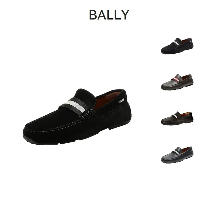 未使用 BALLY/巴利 男士休闲乐福皮鞋PEARCE