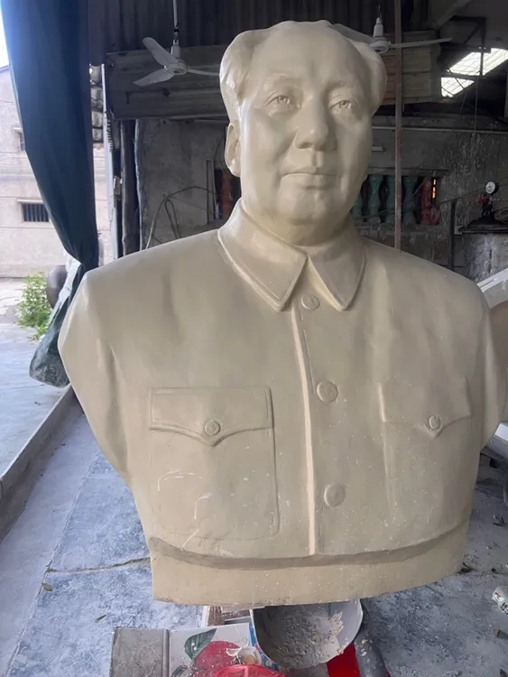 毛半身像石雕伟人胸像定制雕像1米2