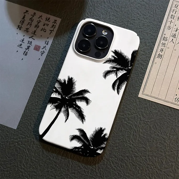 ins风椰树菲林适用苹果17promax手机壳iPhone16p/15p/14/13/12/11