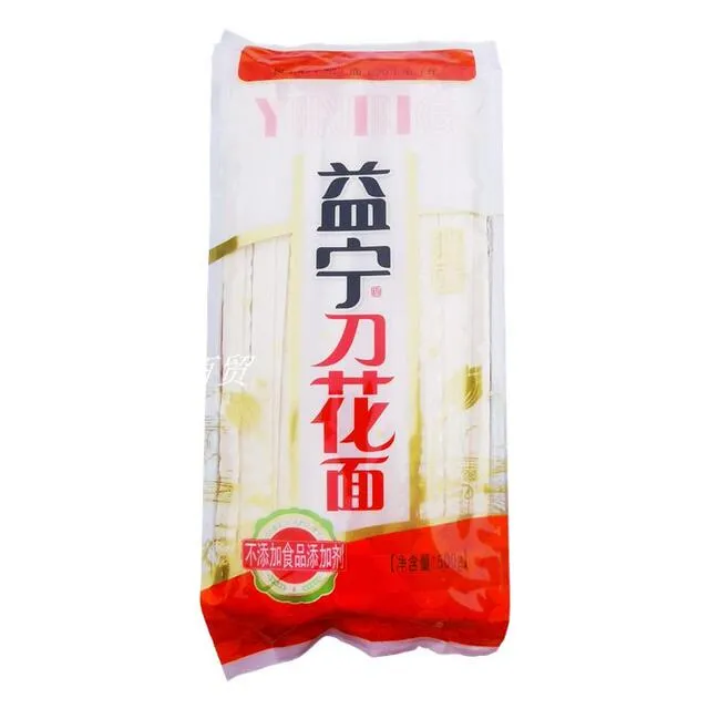 益宁原味刀花宽挂面条油泼烩山西削面食手工整箱营养速食500g孕妇