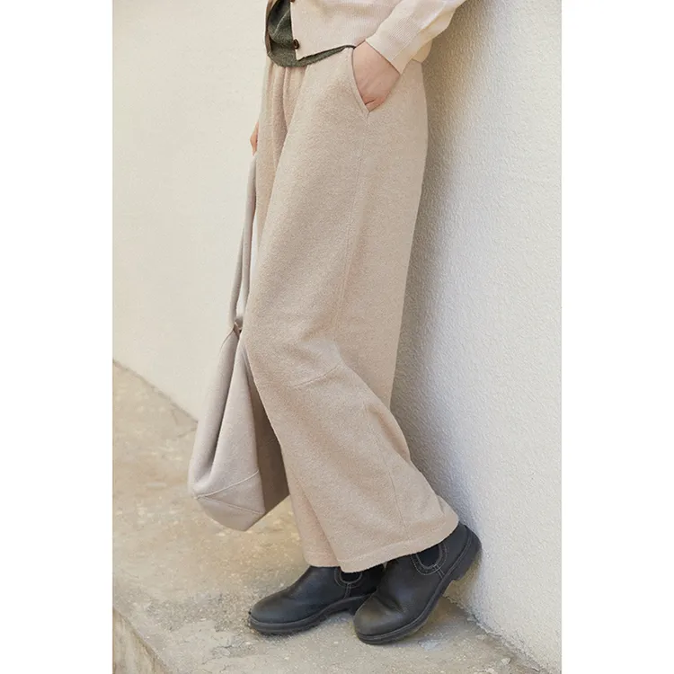 Say Ya【幻】南来北往 酥粒特殊纱宽松轻工装裤 垂感/修饰