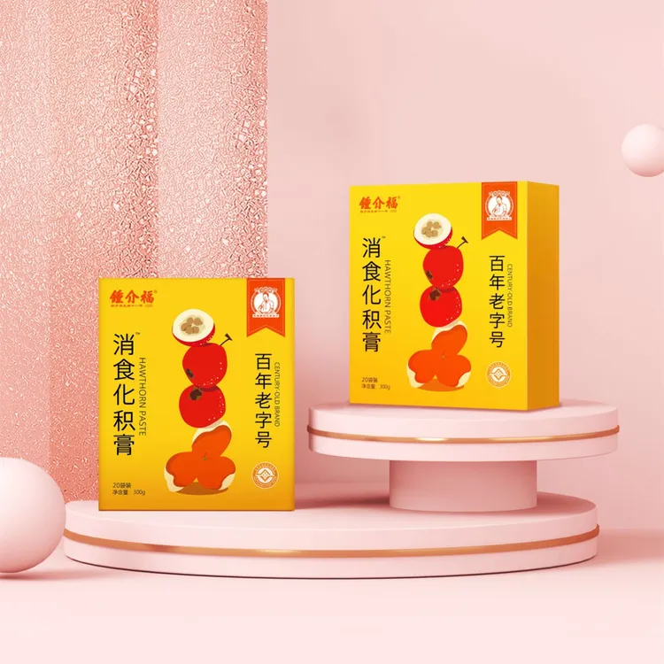 钟介福 肖食膏饮酸酸甜甜 便携冲饮300g一盒独立装