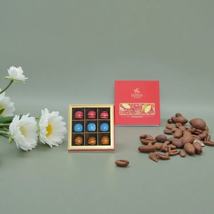 德斐梵纯可可脂巧克力精品礼盒9粒16粒解馋零食巧克力