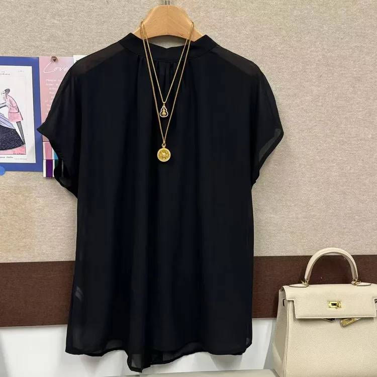 A2904 净版女神款  前后两穿 通勤干练气质衬衫