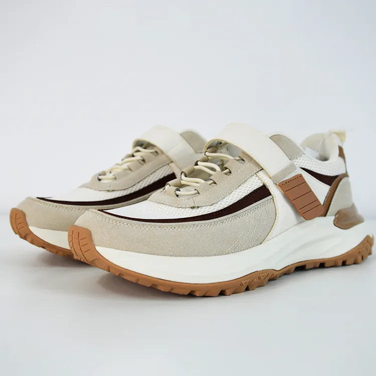 运动鞋男鞋透气复古厚底休闲鞋拼色时尚百搭