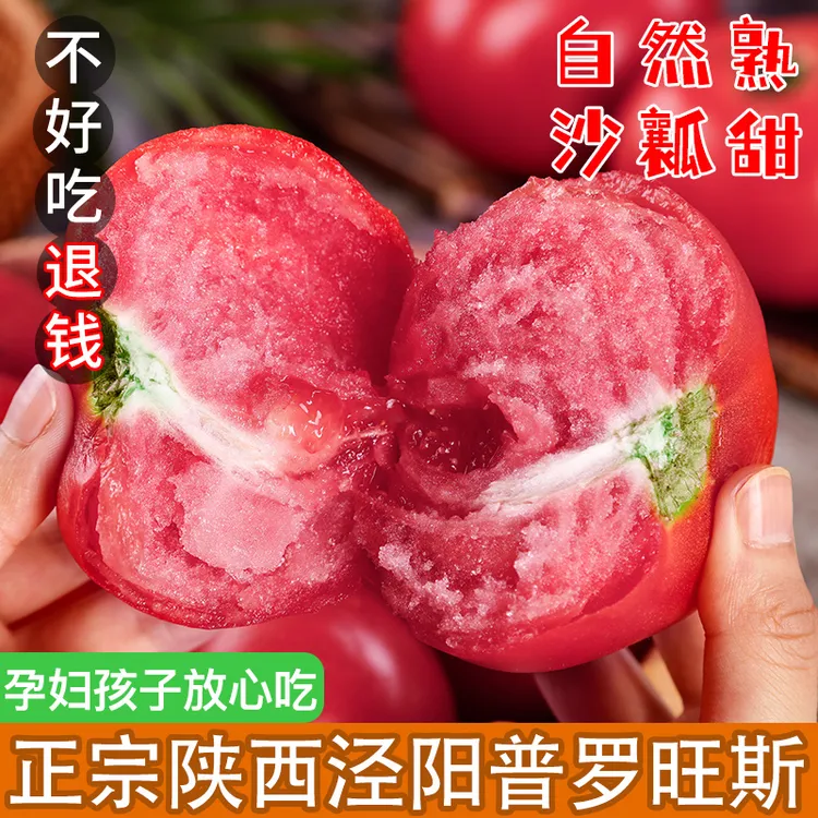 【彩箱发货】正宗陕西泾阳普罗旺斯西红柿 酸甜爽口