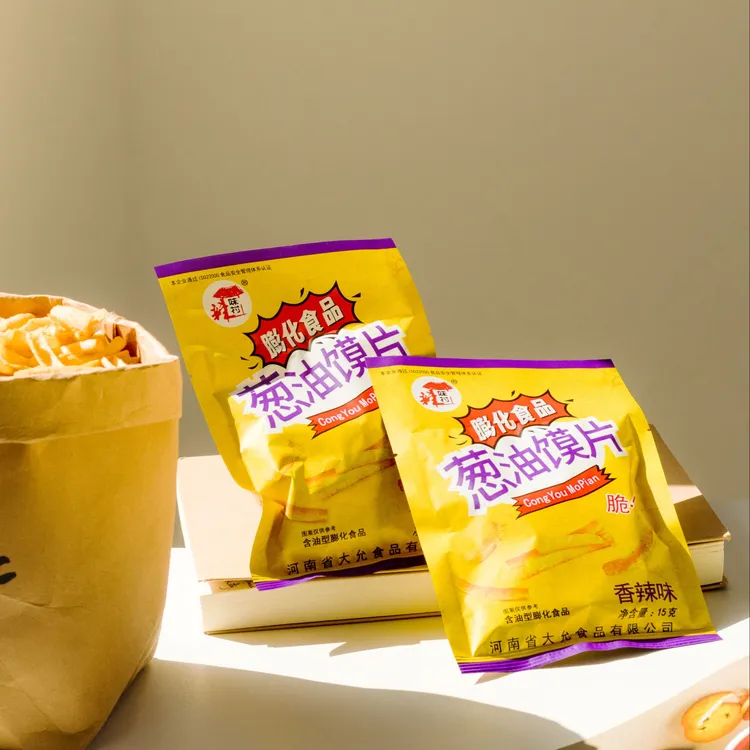 辣味村葱油脆片网红爆款办公休闲追剧零食