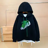 【现货】潮童加绒卫衣时尚韩版休闲中大童秋冬加绒连帽卫衣YG7107