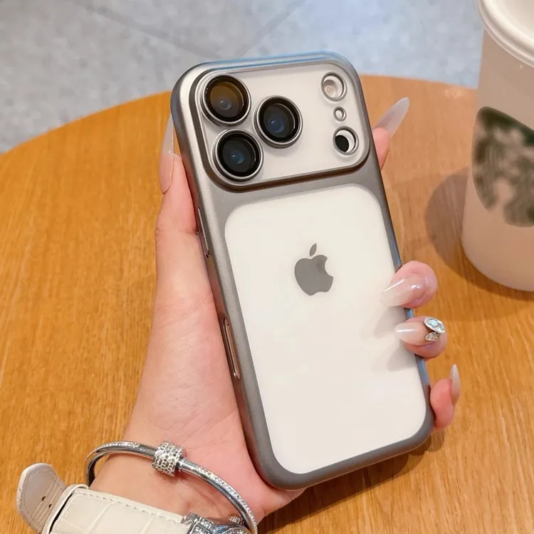 肤感磨砂适用苹果17promax手机壳轻薄原色iphone16pro简约保护套