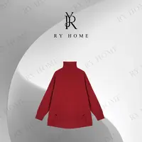 【RY HOME】100绵羊毛+18针设计领毛衣253M3113