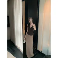 【5werkwen 9.22】慵懒纸片人 慵懒显瘦直筒针织半身裙40-27