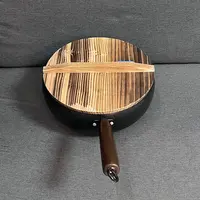 章丘大肚腩铁锅家用炒菜锅平底不粘锅炖汤