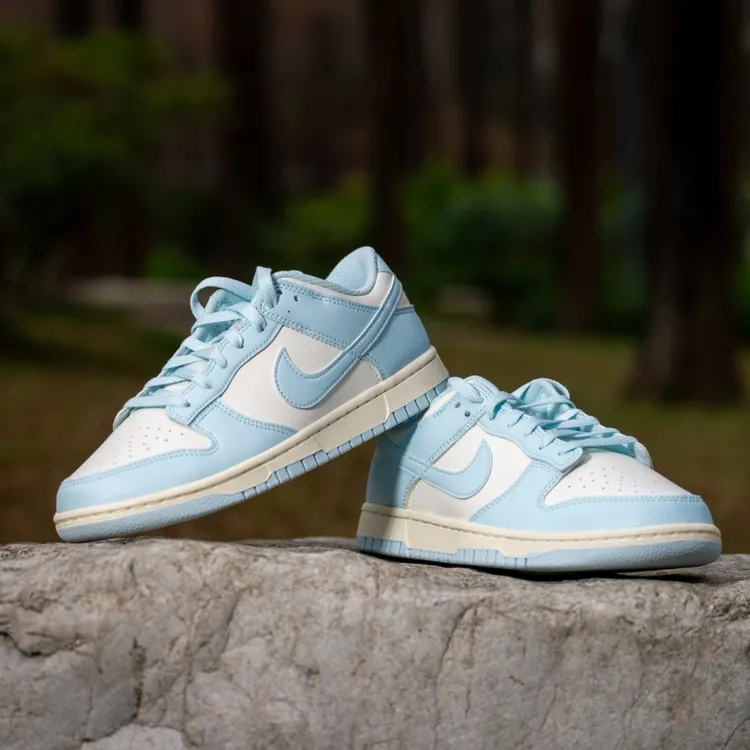 NIKE耐克 男款 蓝色DUNK LOW 低帮复古运动休闲板鞋 HF5441-103