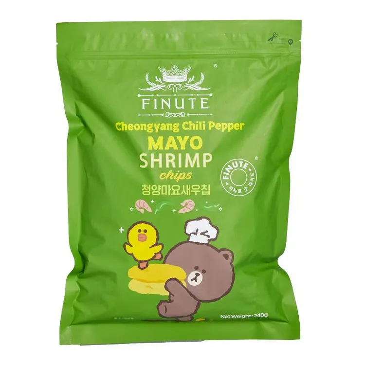 FINUTE趣莱福青阳辣椒蛋黄酱虾片240g*2袋保质期至26年4月