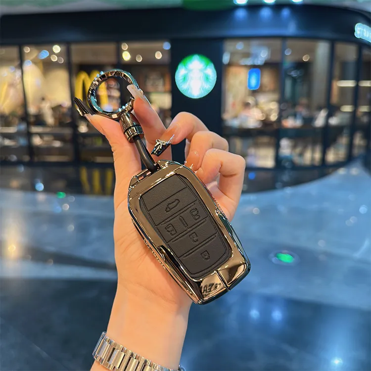 适用丰田塞纳钥匙套塞那/格瑞维亚/埃尔法/威尔法商务金属壳扣