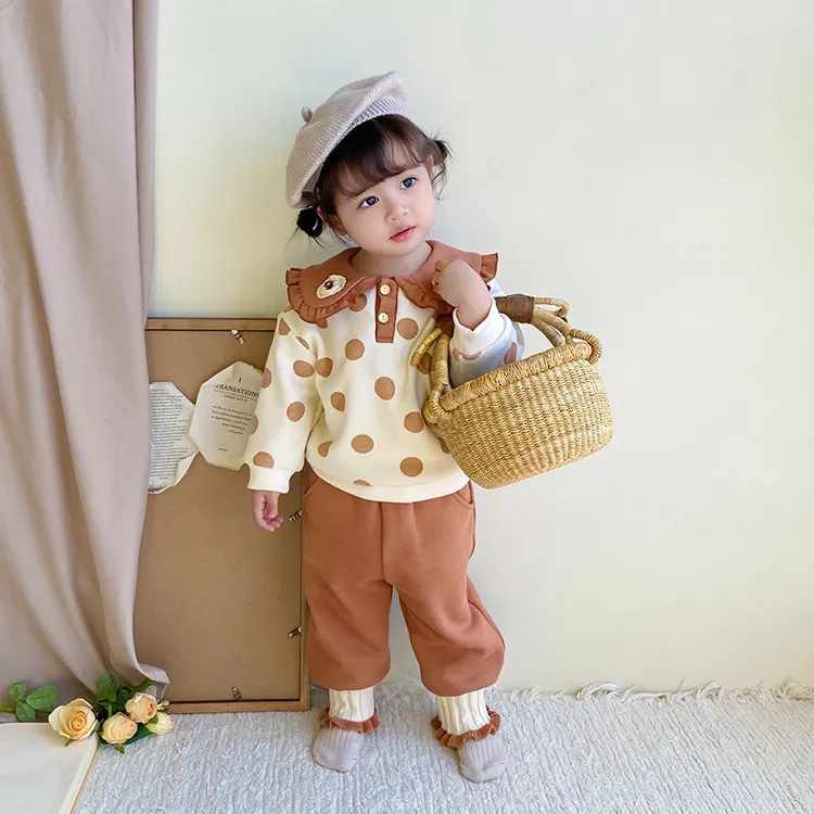 童套装两件套休闲套装宝宝衣服浅墨入画韩版套头宝宝服装中小童衣